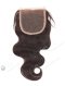In Stock Chinese Virgin Hair 12" Body Wave Natural Color Top Closure STC-306