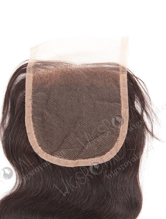 In Stock Chinese Virgin Hair 12" Body Wave Natural Color Top Closure STC-306-8139