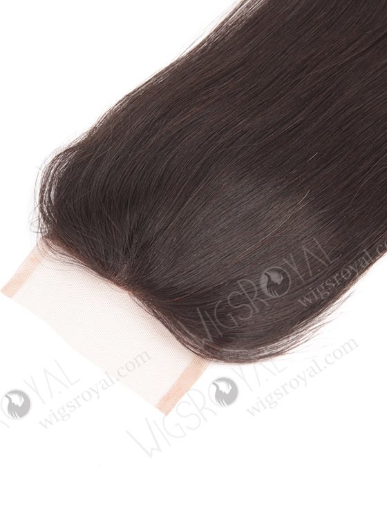 In Stock Chinese Virgin Hair 18" Natural Straight Natural Color Top Closure STC-296-8106