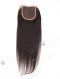 In Stock Chinese Virgin Hair 16" Yaki Natural Color Top Closure STC-329