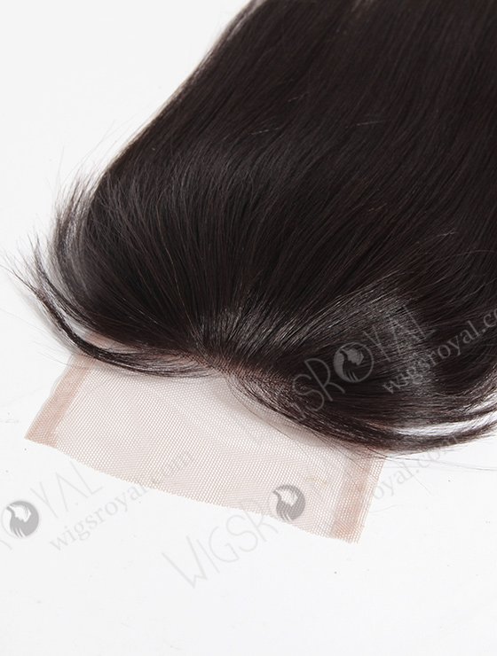 In Stock Chinese Virgin Hair 12" Yaki Natural Color Top Closure STC-328-8109