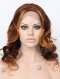 Ombre Reddish Brown Color Middle Parting Glueless Lace Wig WR-GL-042