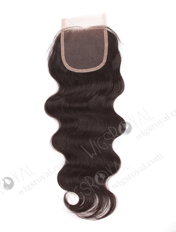 In Stock Chinese Virgin Hair 16" Body Wave Natural Color Top Closure STC-299