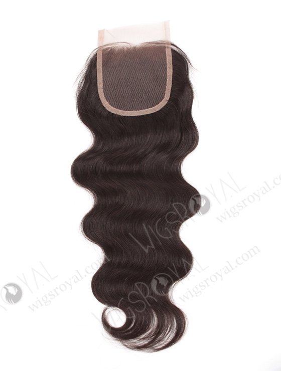 In Stock Chinese Virgin Hair 16" Body Wave Natural Color Top Closure STC-299-8274