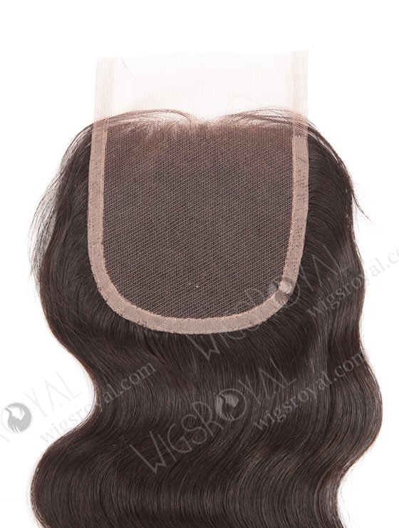In Stock Chinese Virgin Hair 16" Body Wave Natural Color Top Closure STC-299-8275