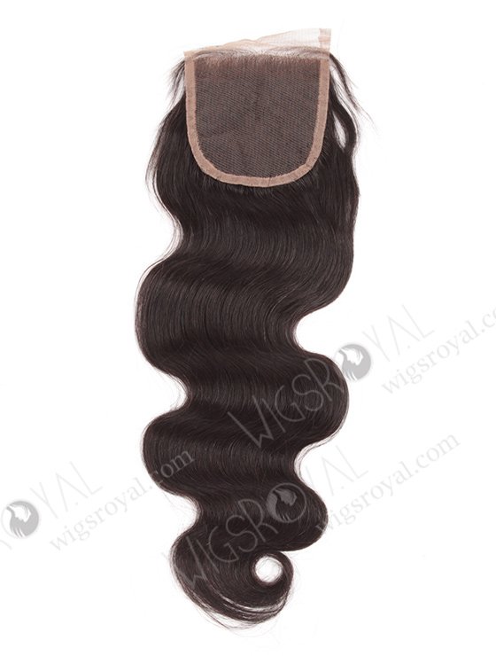 In Stock Chinese Virgin Hair 18" Body Wave Natural Color Top Closure STC-331