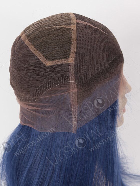 Silky Straight Long Ombre Color 1B#/Blue European Virgin Hair Wigs WR-LW-101-8362