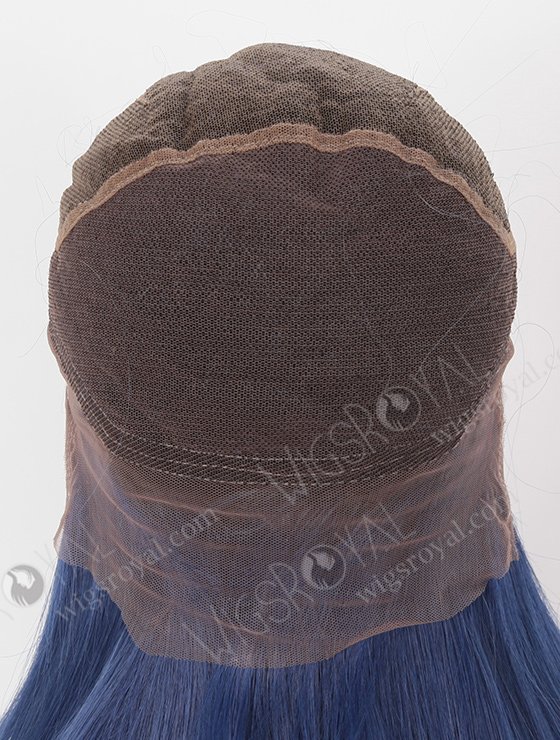 Silky Straight Long Ombre Color 1B#/Blue European Virgin Hair Wigs WR-LW-101-8363