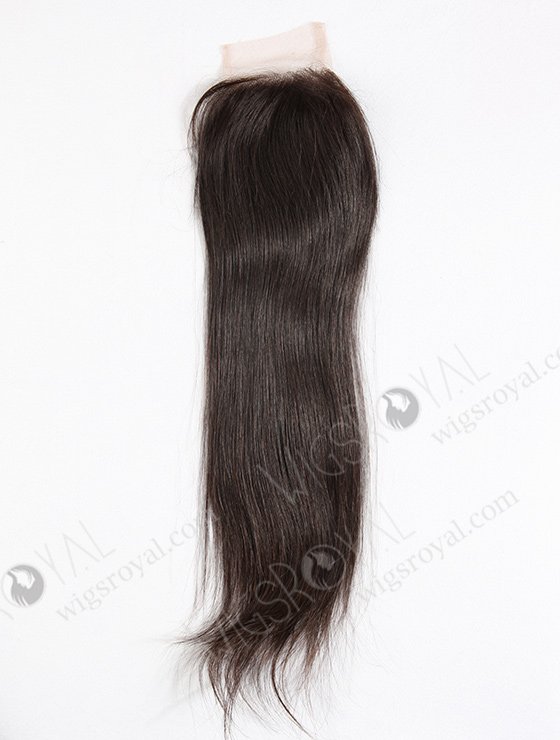 In Stock Indian Virgin Hair 16" Straight Natural Color Top Closure STC-225-8682