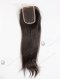 In Stock Indian Virgin Hair 16" Straight Natural Color Top Closure STC-225