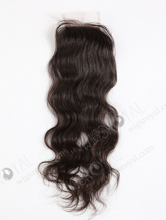 In Stock Malaysian Virgin Hair 16" Natural Straight Natural Color Top Closure STC-09-8699