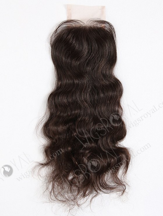 In Stock Malaysian Virgin Hair 14" Natural Straight Natural Color Top Closure STC-08-8694
