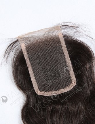 In Stock Malaysian Virgin Hair 14" Natural Straight Natural Color Top Closure STC-08