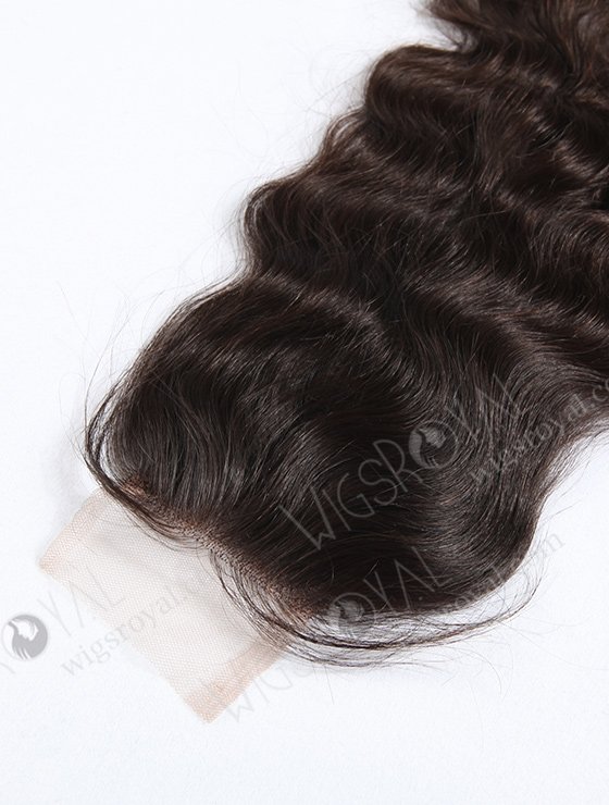 In Stock Malaysian Virgin Hair 14" Natural Straight Natural Color Top Closure STC-08-8696