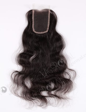 In Stock Malaysian Virgin Hair 18" Natural Straight Natural Color Top Closure STC-34