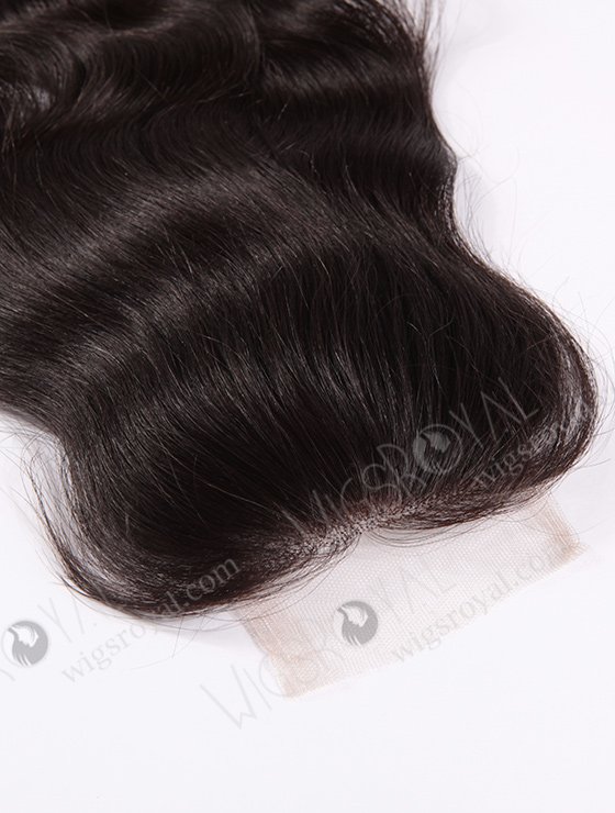 In Stock Malaysian Virgin Hair 18" Natural Straight Natural Color Top Closure STC-34-8707