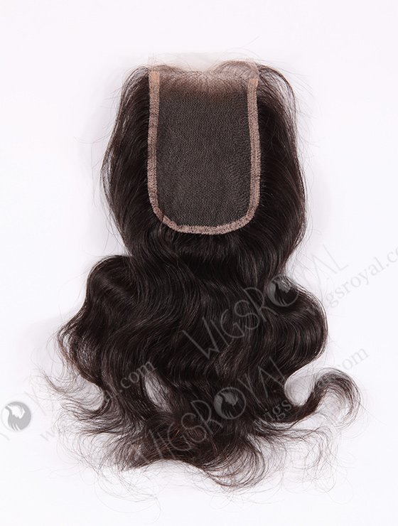 In Stock Indian Virgin Hair 10" Natural Wave Natural Color Top Closure STC-41-8407