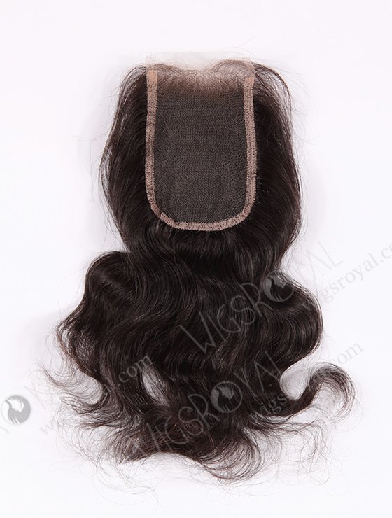In Stock Indian Virgin Hair 10" Natural Wave Natural Color Top Closure STC-41