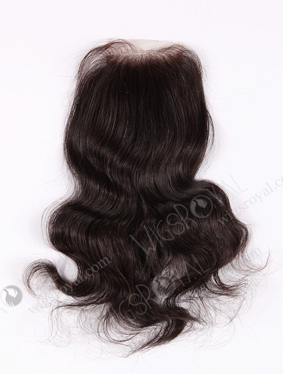 In Stock Indian Virgin Hair 10" Natural Wave Natural Color Top Closure STC-41-8408