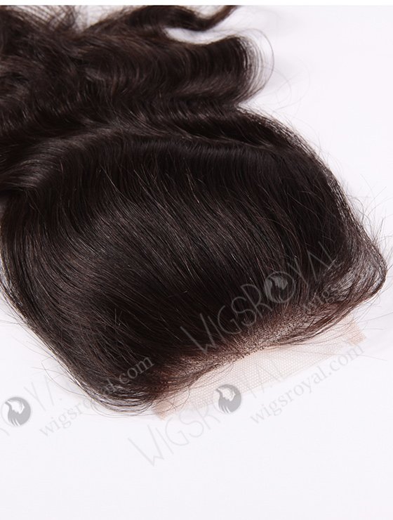 In Stock Indian Virgin Hair 10" Natural Wave Natural Color Top Closure STC-41-8409