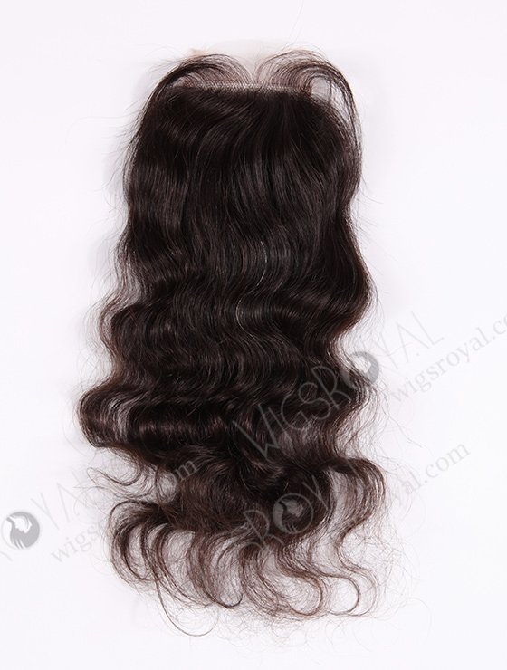 In Stock Indian Virgin Hair 14" Natural Wave Natural Color Top Closure STC-06-8497