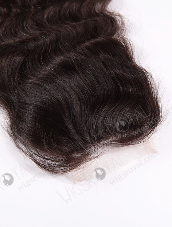 In Stock Indian Virgin Hair 14" Natural Wave Natural Color Top Closure STC-06-8499