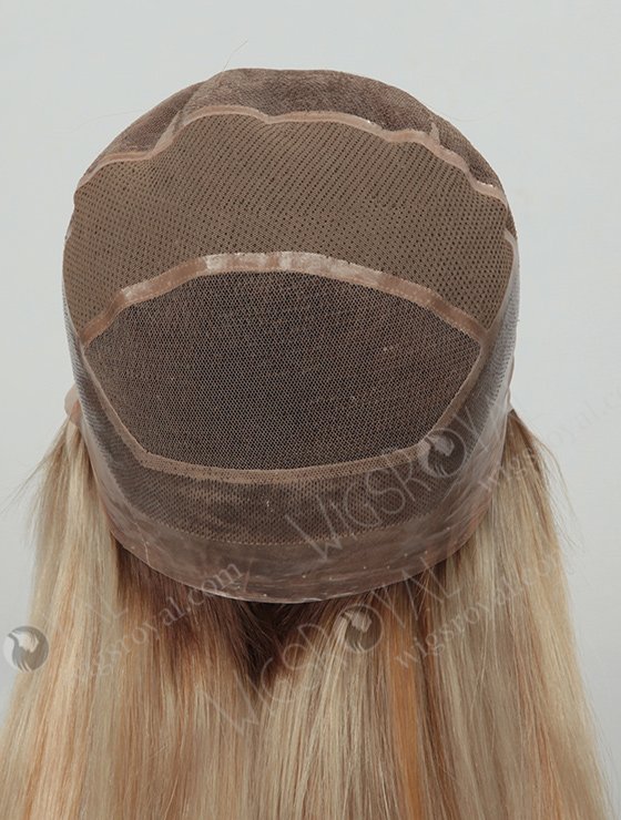 Long Blonde European Virgin Hair Full Lace Wigs WR-LW-098-8359