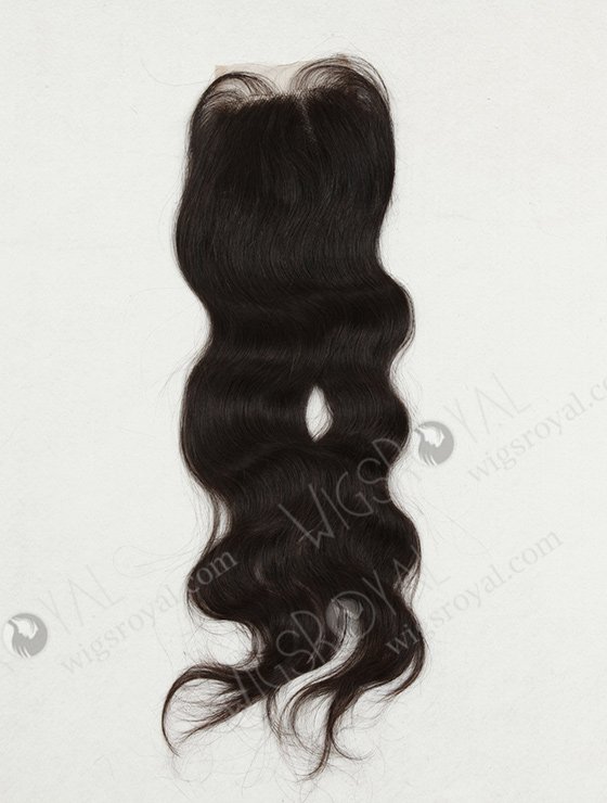 In Stock Indian Virgin Hair 16" Natural Wave Natural Color Top Closure STC-07-8536