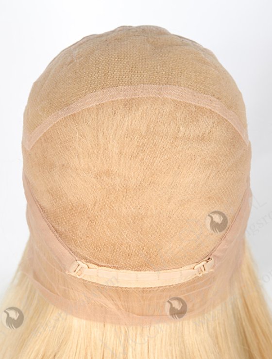 Top Quality 30'' European Virgin 24# Color Straight Silk Top Full Lace Wig WR-ST-008-8395