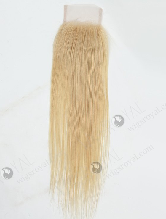 In Stock Malaysian Virgin Hair 16" Straight #613 Color Top Closure STC-59-8967