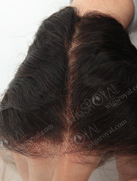 Pre-pluked Hair Line Natural Curly Indian Remy Natural Color Hair Lace Frontal WR-LF-001-8896