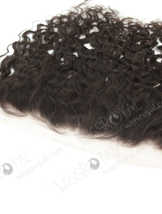 Pre-pluked Hair Line Natural Curly Indian Remy Natural Color Hair Lace Frontal WR-LF-001-8901