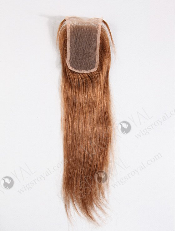 In Stock Malaysian Virgin Hair 16" Straight #30 Color Top Closure STC-55-8907