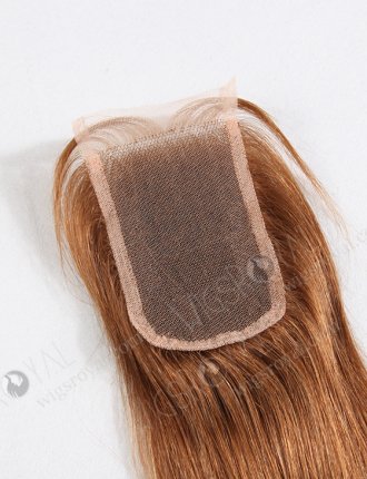 In Stock Malaysian Virgin Hair 16" Straight #30 Color Top Closure STC-55