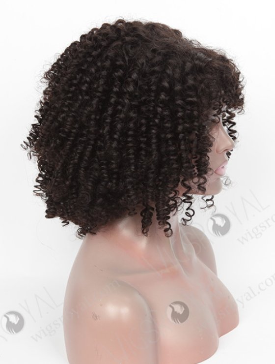 Curly Human Hair Wigs for Black Women with Bangs WR-GL-051-8784