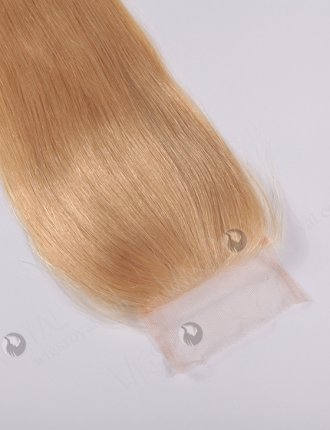 In Stock Malaysian Virgin Hair 16" Straight #24 Color Top Closure STC-57