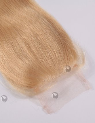 In Stock Malaysian Virgin Hair 14" Straight #24 Color Top Closure STC-56