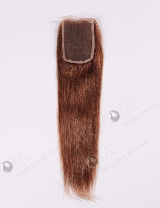 In Stock Malaysian Virgin Hair 14" Straight #30 Color Top Closure STC-54