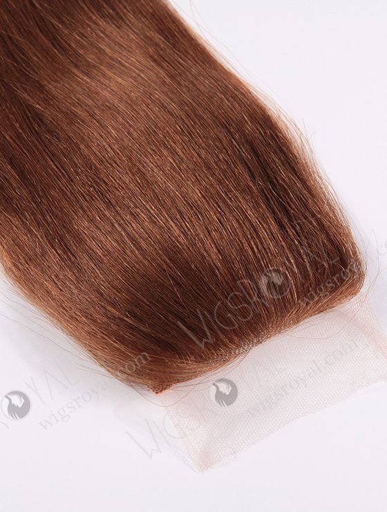 In Stock Malaysian Virgin Hair 14" Straight #30 Color Top Closure STC-54-8877