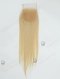 In Stock Malaysian Virgin Hair 14" Straight #613 Color Top Closure STC-58