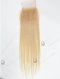 In Stock Malaysian Virgin Hair 16" Straight #613 Color Top Closure STC-59