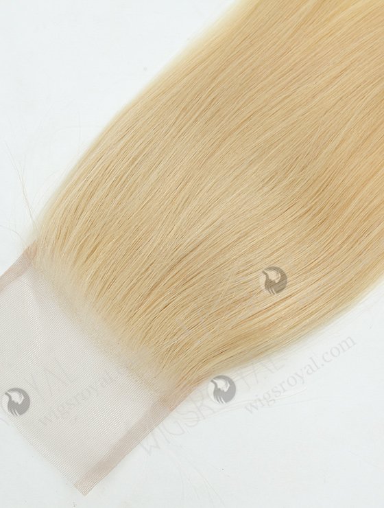 In Stock Malaysian Virgin Hair 18" Straight #613 Color Top Closure STC-365-8975