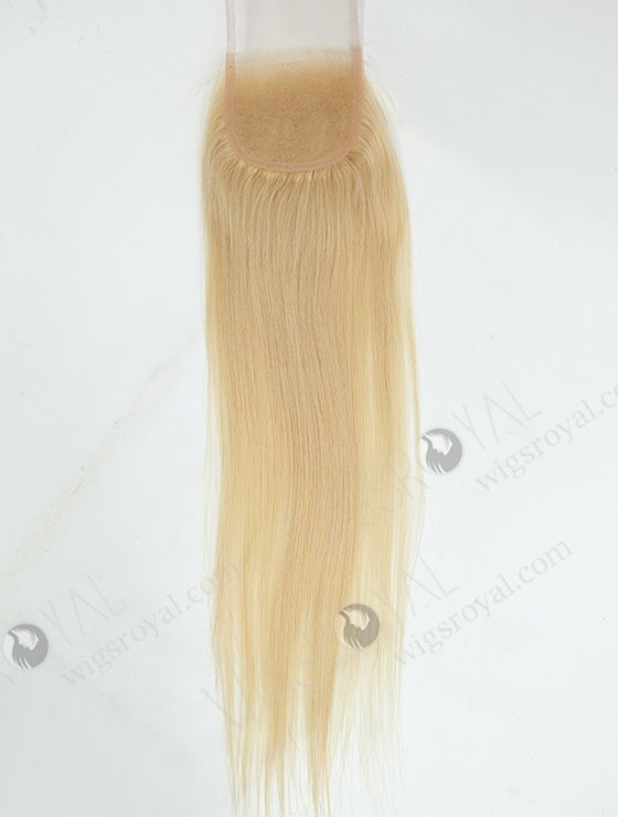 In Stock Malaysian Virgin Hair 18" Straight #613 Color Top Closure STC-365-8976