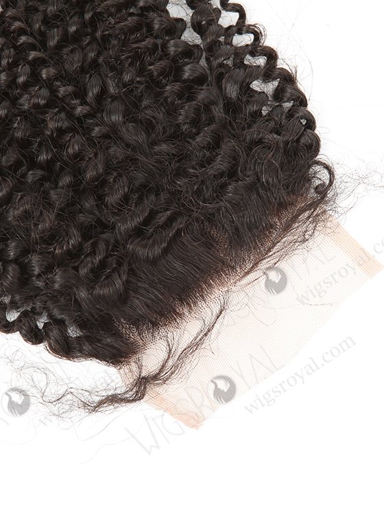 In Stock Brazilian Virgin Hair 14" 7mm Curl Natural Color Top Closure STC-314-9062