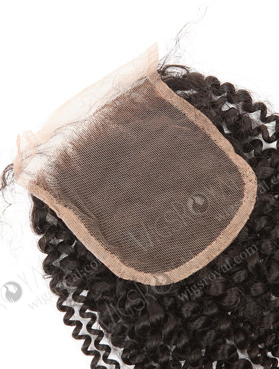 In Stock Brazilian Virgin Hair 14" 7mm Curl Natural Color Top Closure STC-314-9061