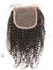 In Stock Brazilian Virgin Hair 14" 7mm Curl Natural Color Top Closure STC-314