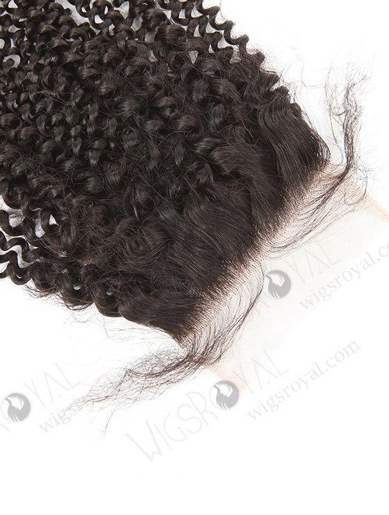 In Stock Brazilian Virgin Hair 16" 7mm Curl Natural Color Top Closure STC-315-9068