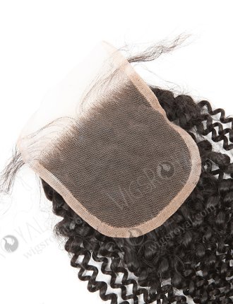 In Stock Brazilian Virgin Hair 16" 7mm Curl Natural Color Top Closure STC-315