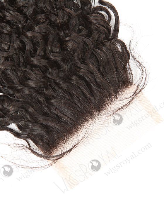 In Stock Brazilian Virgin Hair 14" 12mm Curl Natural Color Top Closure STC-317-9078