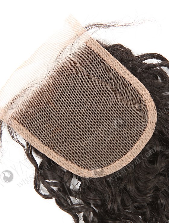 In Stock Brazilian Virgin Hair 14" 12mm Curl Natural Color Top Closure STC-317-9081